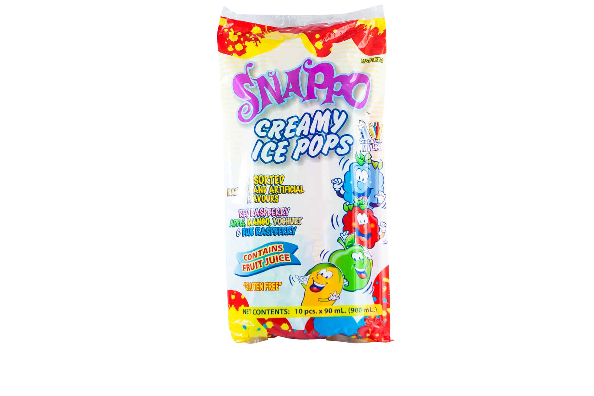 Snappo Creamy Ice Pops Miesto International Foods Corporation 6278